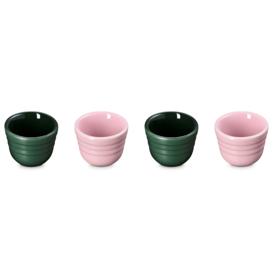 additioanl image for  Le Creuset Set of 4 Egg Cup S/Pink & Blk 